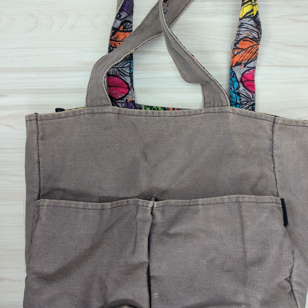 Stylish Tan Tote Messenger Bag Yak Pak